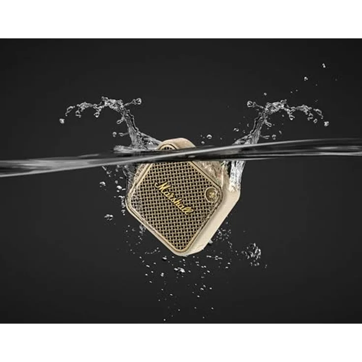Marshall Willen II, Tragbarer Mono-Lautsprecher, Cremefarben, 10 W, Staub- und wasserfest, über 17 Stunden Akkulaufzeit, integriertes Mikrofon, Bluetooth LE Audio kompatibel – Bild 11