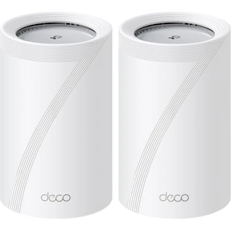 TP-Link Deco BE65 Pro, Tri-Band WLAN Router mit bis zu 9,3 Gbit/s, Weiss, 2-Pack – Bild 1