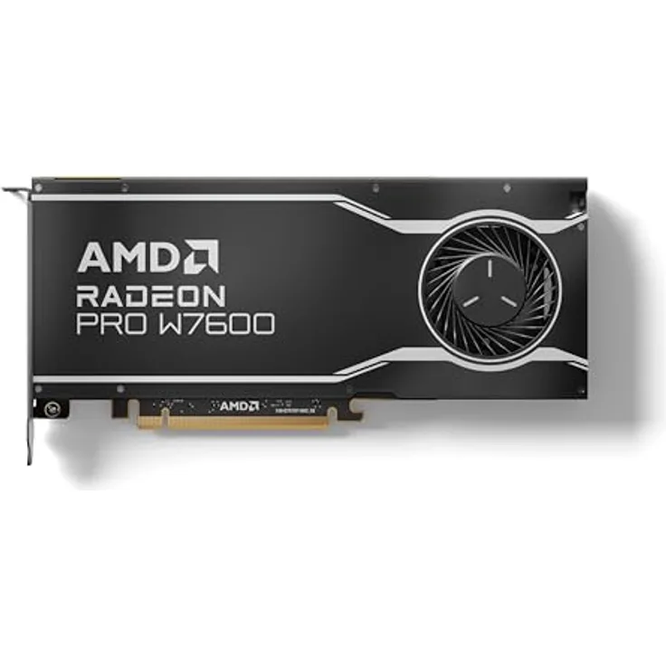 AMD Radeon Pro W7600 - Grafikkarte - 8 GB GDDR6 - PCIe 4.0 x8-4 x DisplayPort - Professionelle Workstation-Grafikkarte