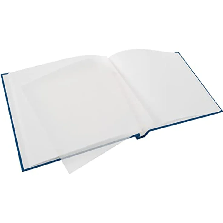 goldbuch Schraubalbum mit Fensterausschnitt, Bella Vista, 39 x 31 cm, 40 weiße Seiten mit Pergamin-Trennblättern, Erweiterbar, Leinen, Blau, 28895 – Bild 6