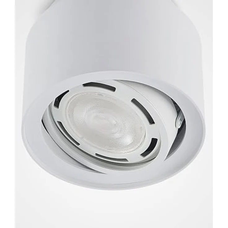 Arcchio Deckenlampe 'Walisa' (Modern) in Weiß aus Aluminium für Wohnzimmer & Esszimmer (1 flammig, GU10) - Deckenleuchte – Bild 5