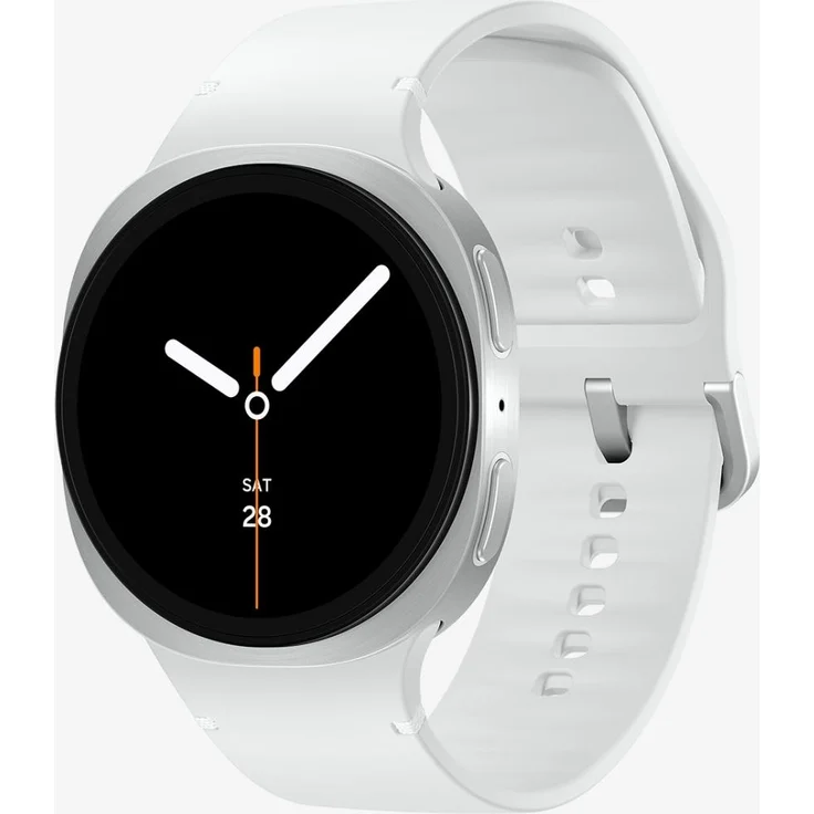 Samsung Galaxy Watch8, Smartwatch aus Aluminium, 1.5" AMOLED, 32 GB, LTE, silber