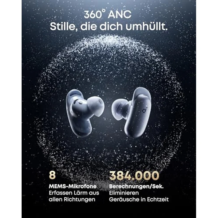 soundcore Liberty 5 Pro, Kabellose Kopfhörer mit hochwertigem Sound, Weiß – Bild 3
