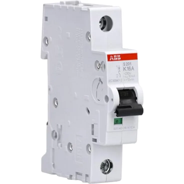 ABB S201-K16, Sicherungsautomat für DIN-Schienenmontage, 80 Plus, Wechselstrom 230/400 V