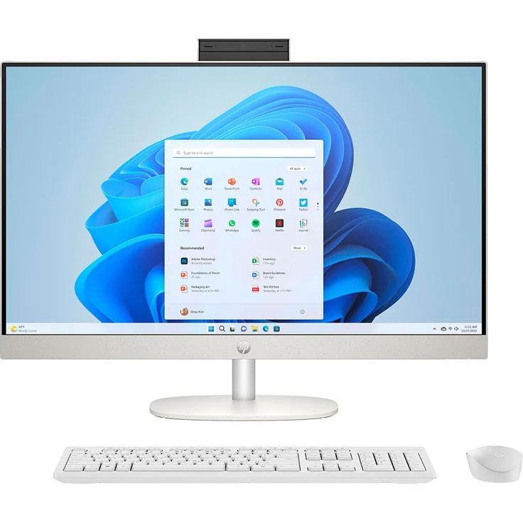 HP 27-cr0079ns 27´´ All-in-One-PC, Intel Core i5-1335U, 16GB RAM, 512GB SSD - Elegant und leistungsstark in One Size