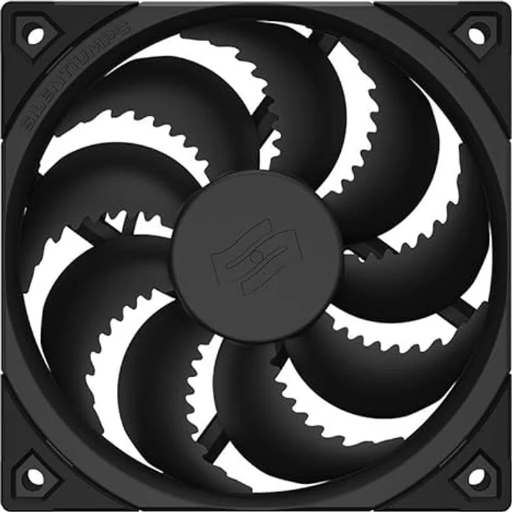 SilentiumPC Fluctus 120 PWM Gehäuselüfter, schwarz – Bild 4