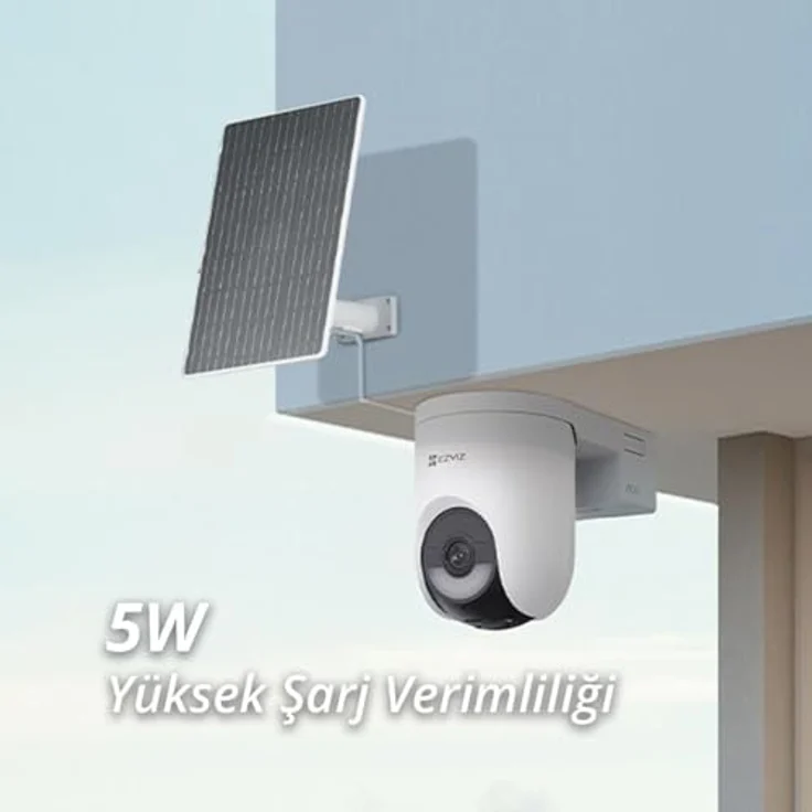 EZVIZ HB8 Lite + Solarpanel - Batteriebetriebene motorisierte Außenkamera - 2K+ - Farb-Nachtsicht - Personenerkennung - Zwei-Wege-Audio - Sprachsteuerung – Bild 4