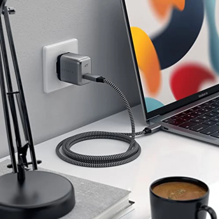 SATECHI USB4 auf USB-C Kabel für USB Typ C Geräte – 30 Zoll/80 cm – Für M2/ M1 MacBook Pro/Air, M2/ M1 iPad Pro/Air, M2 Mac Mini, iMac M1 und mehr – Bild 3