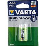 Varta Micro AAA Akku für DECT-Telefone 800mAh 2er Blister, 1,2V, NiMH