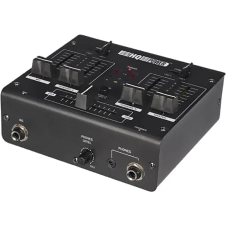 HQ-Power 2-Kanal-MISCHPULT MIT 2 USB-EINGÄNGEN, Zugänglich Spaß Licht- und Tontechnik