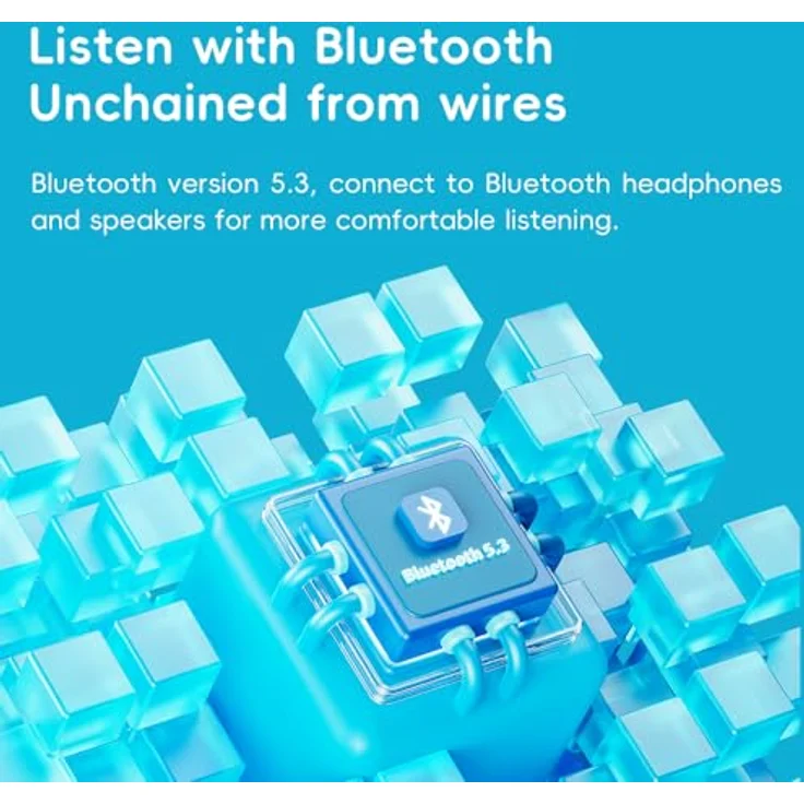FiiO Echo-Mini-HiFi-Bluetooth-MP3-Player, 15-Stunden-Wiedergabe, unabhängige Lautstärkeregelung, 3,5 mm/4,4 mm Kopfhörerausgänge, rosa – Bild 5