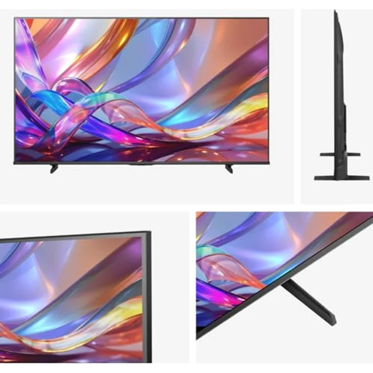 Hisense 43E7S (2026), 43" VA QLED 4K UHD TV in Preta mit Dolby Vision und Gaming-Modus – Bild 2