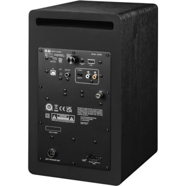 ELAC DCB61 Schwarz, Aktivlautsprecher-Set mit HDMI, USB, Phono & Bluetooth – exzellenter Klang und hochwertiges Design – Bild 4