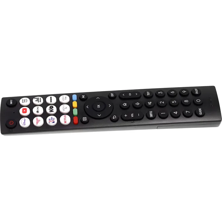 Hisense HT324838 ERF2M36H Fernbedienung für 70E77HQ QLED Smart-TV in Schwarz