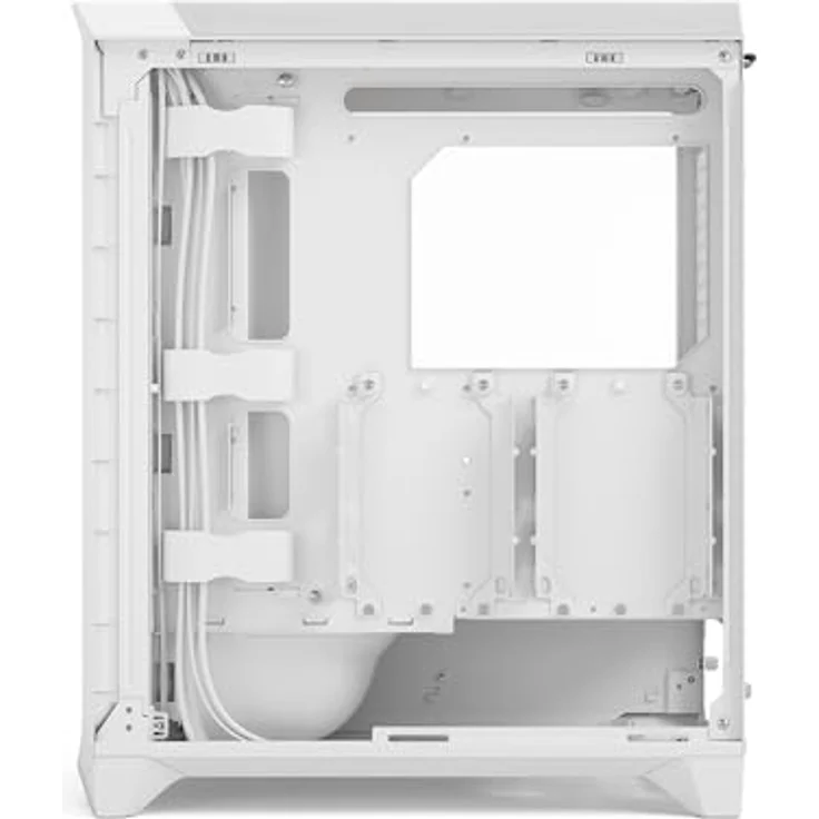 Fractal Design Meshify 3 RGB TG Clear, Midi-Tower PC-Gehäuse für E-ATX Mainboards, weiße Farbe, mit 3x 140-mm-Momentum-RGB-Lüftern und Tempered Glass Seitenteil – Bild 8