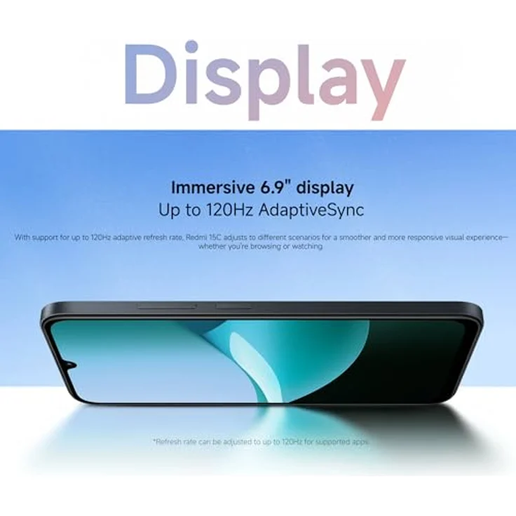 Xiaomi Redmi 15C, 4G Smartphone mit 50 MP Dual Kamera, 128 GB, 17,5 cm (6.9 Zoll), Moonlight Blue – Bild 7