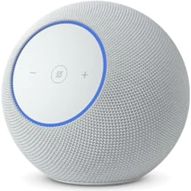 Amazon Echo Studio (neueste Generation), kompakter Streaming-Lautsprecher mit 3D-Audio und Dolby Atmos, Weiß, mit Alexa+ Early Access und integriertem Smart-Home-Hub – Bild 1