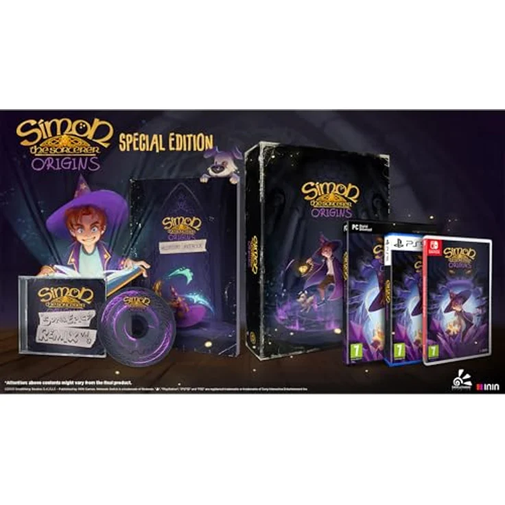 ININ Simon the Sorcerer Origins Special Edition LIMITED, Nintendo Switch, handgezeichneter Grafikstil, Retro-Box mit Artbook und Original-Soundtrack – Bild 2