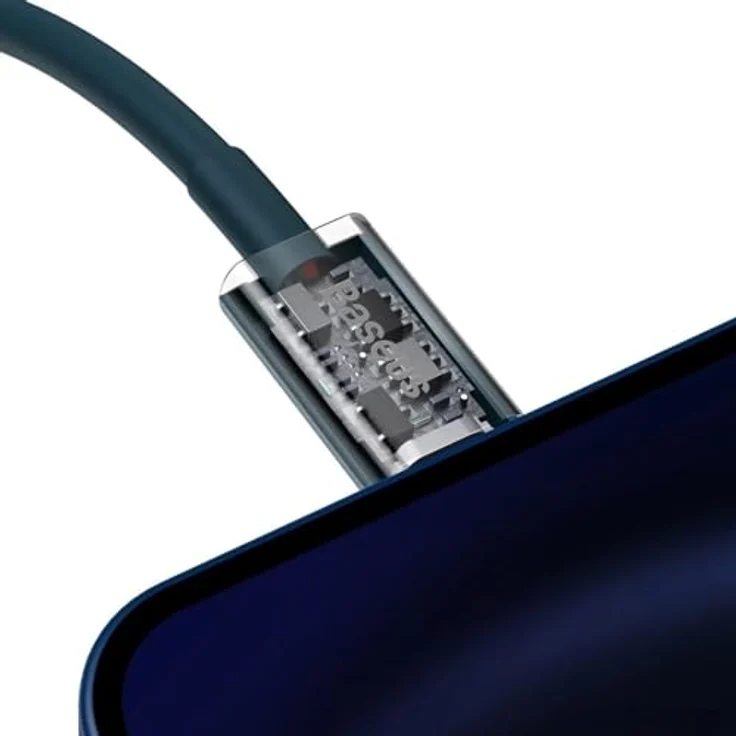 Baseus Superior Series Kabel, USB-C auf iP, 20W PD, 2m, blau, schnelles Laden und Datenübertragung bis 480Mbps – Bild 8