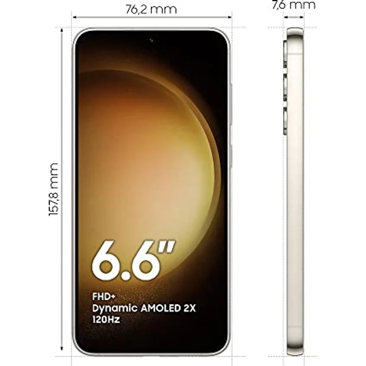 Samsung Galaxy S23+ Android Smartphone, 256GB, 4.700mAh Akku, Smartphone ohne Vertrag Cream inkl. 36 Monate Herstellergarantie  – Bild 3