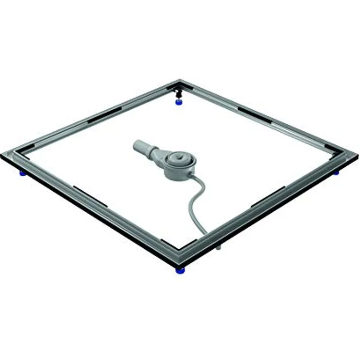 KALDEWEI Einbau-System-Rahmen ESR bodeneben 800x1500mm, Montagesystem für Duschflächen, inklusive Dichtset und Schallschutzband