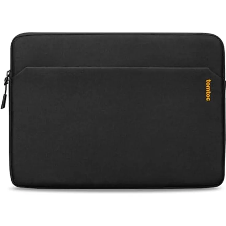 tomtoc Slim Tablet Tasche Hülle für iPad Air M4/M3/M2 & 11 Zoll iPad Pro M5/M4, wasserabweisend, mit Zubehörfach für Smart/Magic Keyboard, Schwarz