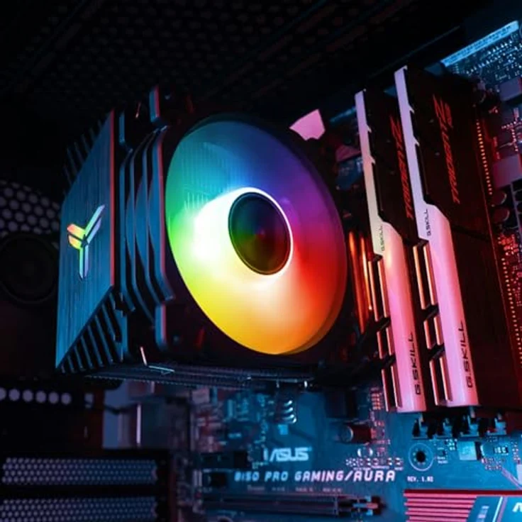 Jonsbo CR-1200 CPU-Kühler, ARGB - 92mm, schwarz – Bild 7