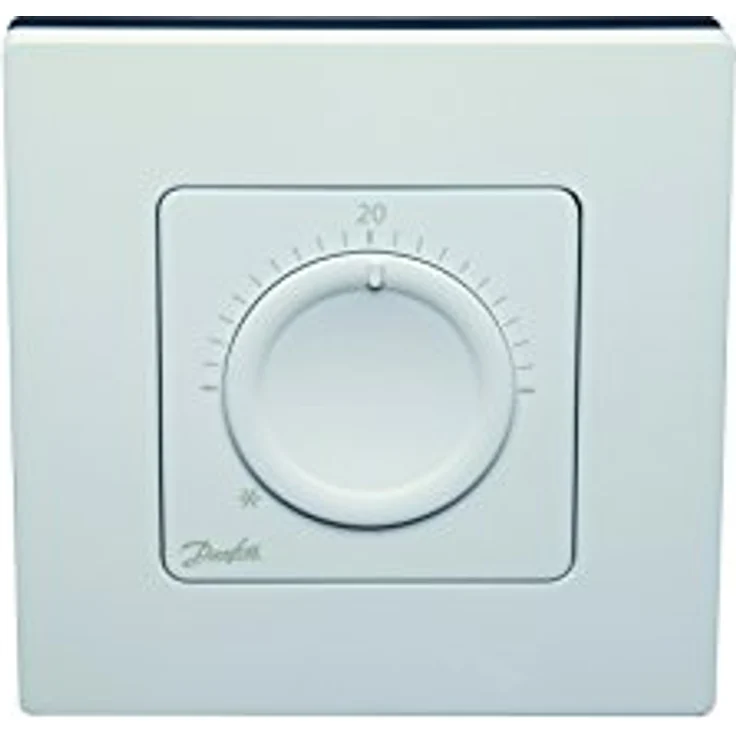 Danfoss 088U1005 Aufputz Icon Cadran 230V, für hydraulische Fußbodenheizung und andere Anwendungen mit Motoren, weiß – Bild 1