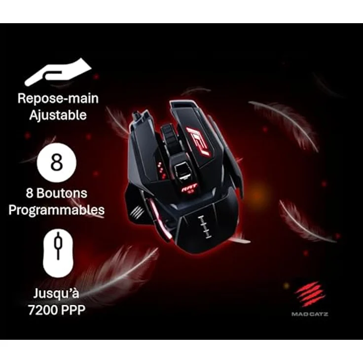 Mad Catz The Authentic R.A.T. Pro S3 Optical Gaming Mouse BLACK - Maus (Schwarz) – Bild 3