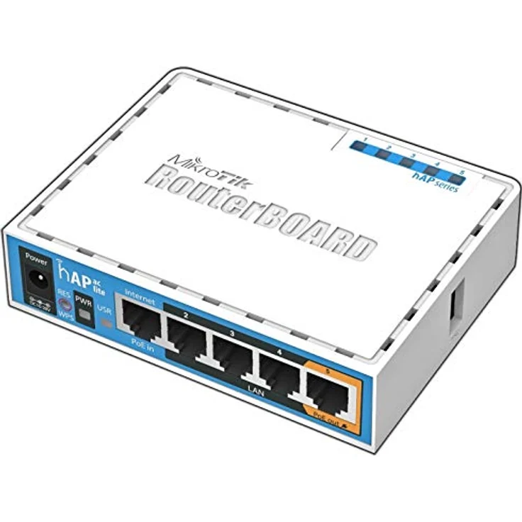 MikroTik RB952Ui-5ac2nD HAP AC Lite Router, 450 Mbit-s, Energie auf Ethernet (PoE) ? Access Point (30 ? 70 °C, IEEE 802.11 a, IEEE 802.11 ac, IEEE 802.11b, IEEE 802.11 g, IEEE 802.11 N) – Bild 2