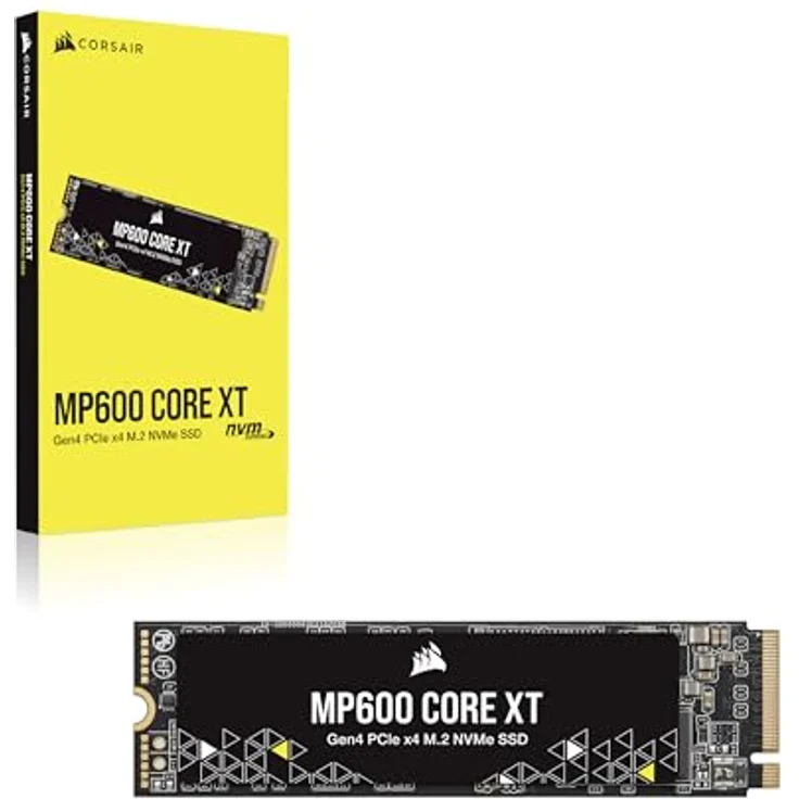 Corsair MP600 CORE XT 2TB M.2 PCIe Gen4 NVMe SSD – Bis zu 5900MB/s – QLC NAND – M.2 2280 – Schwarz – Bild 6