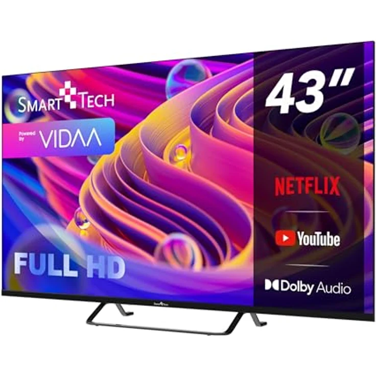 Smart Tech 43FV02V, 43 Zoll Smart TV mit Full HD, VIDAA, Bluetooth, Dolby Audio – Bild 6