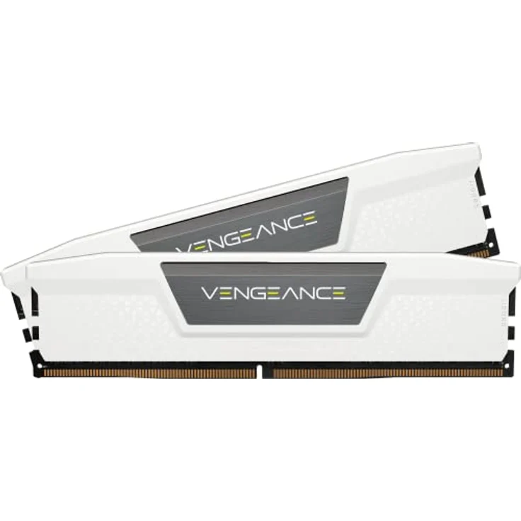 CORSAIR Vengeance DDR5 RAM 32GB (2x16GB) 6000MHz CL36 Intel XMP iCUE-Kompatibler Computerspeicher - Weiß (CMK32GX5M2E6000C36W) – Bild 1