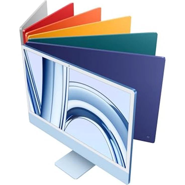 Apple iMac 24" (2023), Apple M3 8-Core CPU, 10-Core GPU, 8 GB RAM, 256 GB SSD, Grün – Bild 5