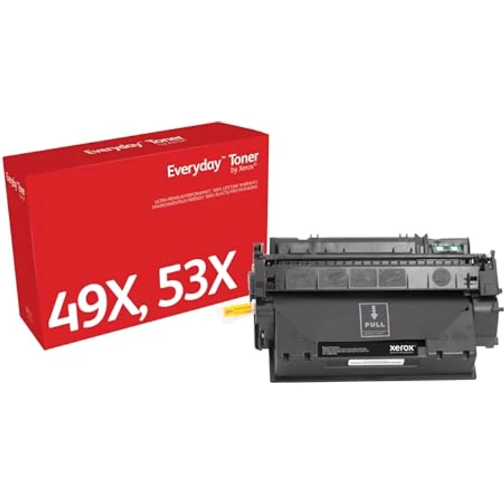 Xerox Everyday 006R03666, Schwarzer Laser Toner für HP LaserJet 1320/3390/3392/M2727/P2014/P2015, bis zu 6000 Seiten, hohe Zuverlässigkeit – Bild 1