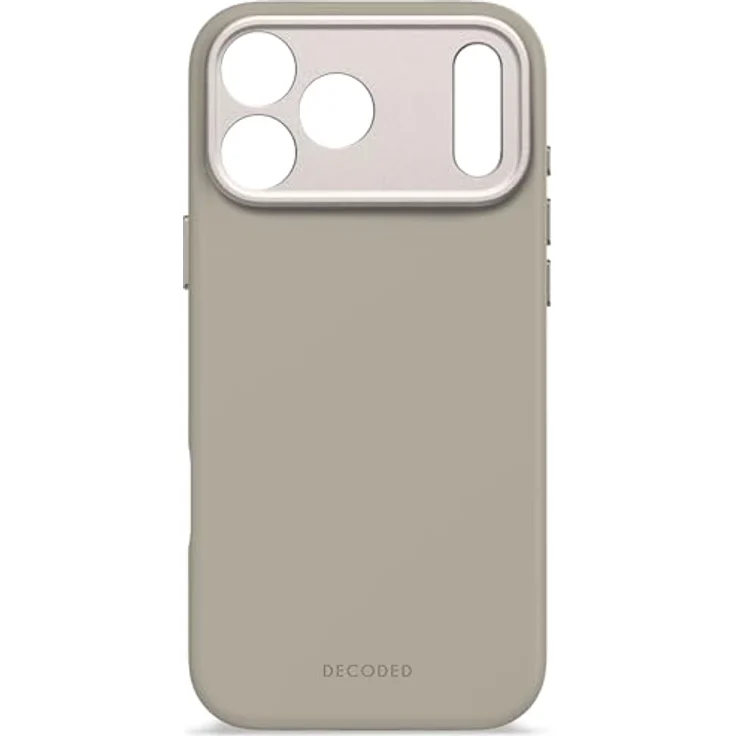 Decoded Silikonhülle für iPhone 17 Pro Max, Antibakterielle Beschichtung, MagSafe Kompatibel, Fallschutz, Kratzfest, Hell Braun – Bild 5