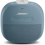 Bose SoundLink Micro Bluetooth speaker: kleiner tragbarer, wasserdichter Lautsprecher mit Mikrofon, Blau
