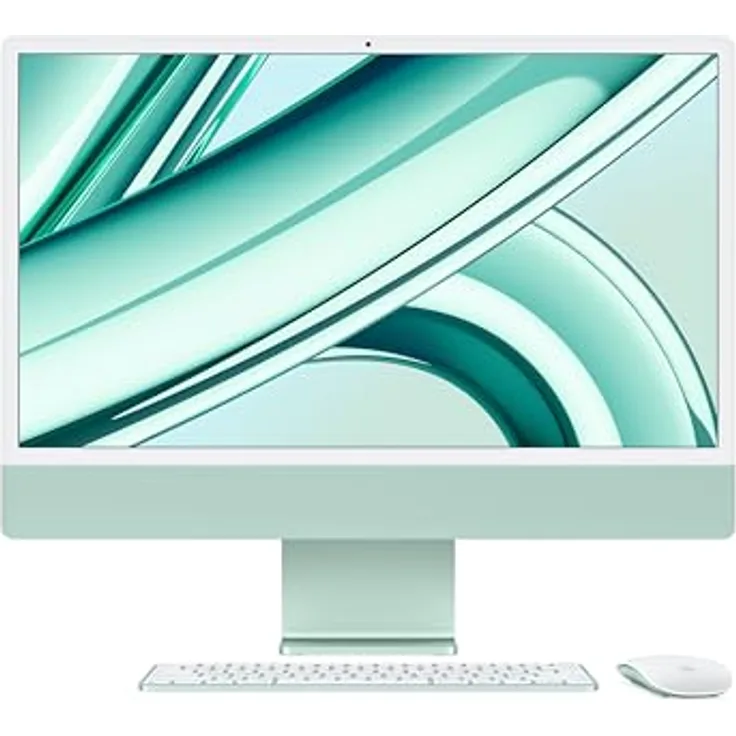 Apple iMac 24" (2023), Apple M3 8-Core CPU, 10-Core GPU, 8 GB RAM, 256 GB SSD, Grün