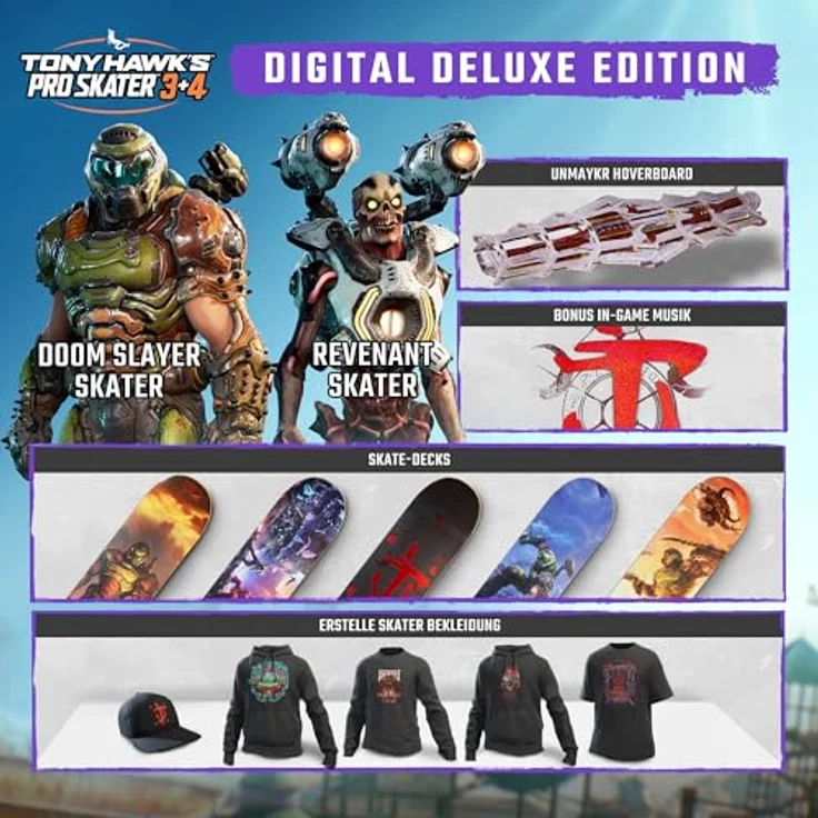 ACTIVISION BLIZZARD Tony Hawk's Pro Skater 3+4 Collector’s Edition - Nintendo Switch mit plattformübergreifendem Online-Multiplayer und Digital Deluxe Inhalt – Bild 2