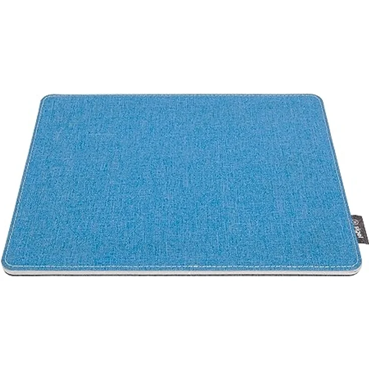 Sigel SA203 Mauspad, recyceltes PET + PP, hellblau/dunkelgrau, beidseitig verwendbar, 25 x 20 cm – Bild 1