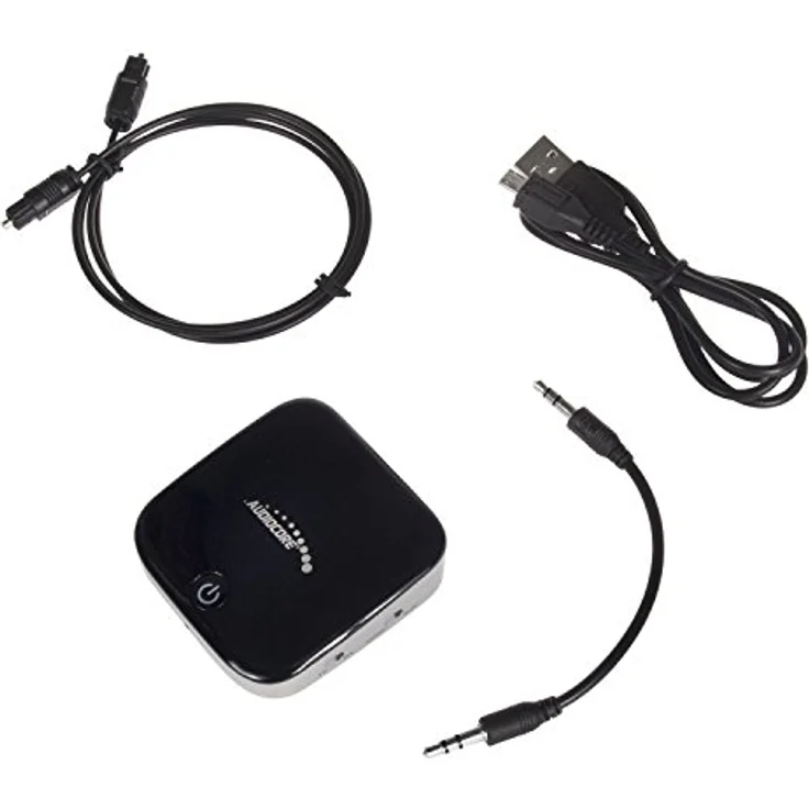 Audiocore AC830 Bluetooth Adapter Transmitter Empfänger 4.1 Apt-X Toslink SPDIF AUX A2DP Wireless, Schwarz – Bild 4