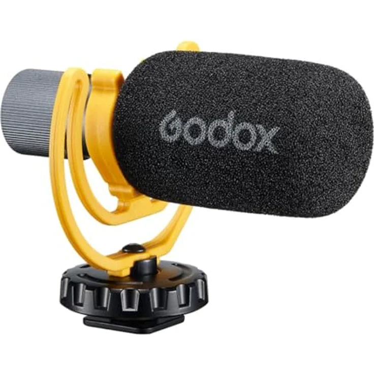 Godox Vs-Mic Kompaktkamera-Halterung, Schrotflintenmikrofon, Hilfsmittel, mit Rycote Shock Mount, Schwarz – Bild 3