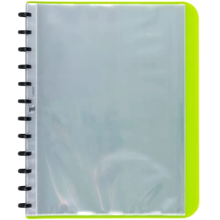 OXFORD Präsentationsordner Oxford Ringmappe manageMe! vario-zipp, DIN A4, grasgrün - Flexibles Sichtbuch für Profis – Bild 3