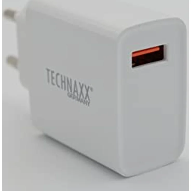Technaxx 18W USB-A Schnellladegerät TX-197 für Handy & Geräte - Netzstecker für Ladekabel - 1x USB-A QC 3.0 Schnell Ladegerät, Intelligente Ladeüberwachung, GS-geprüft, 3 mal schneller als üblich – Bild 2