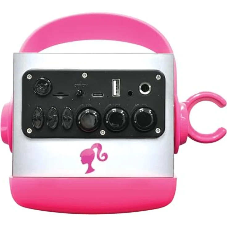 Lexibook Barbie Luminous Bluetooth-Lautsprecher mit Mikrofon, mehrfarbige Lichteffekte, flexibel in der Audiowiedergabe, wiederaufladbar, leicht transportierbar – Bild 7