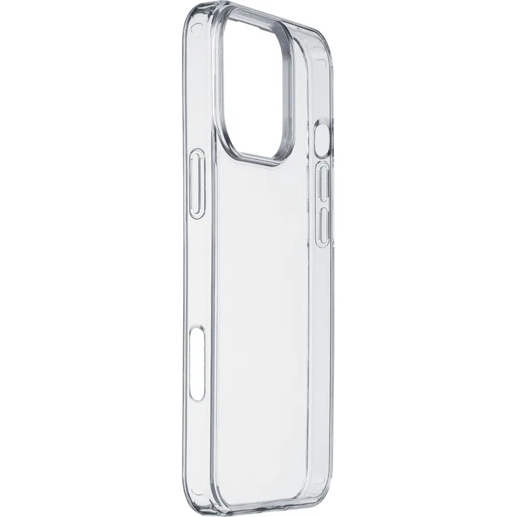 Cellular Line Clear Strong Cover für Apple iPhone 16 Pro, transparent, hochwertige Handytasche