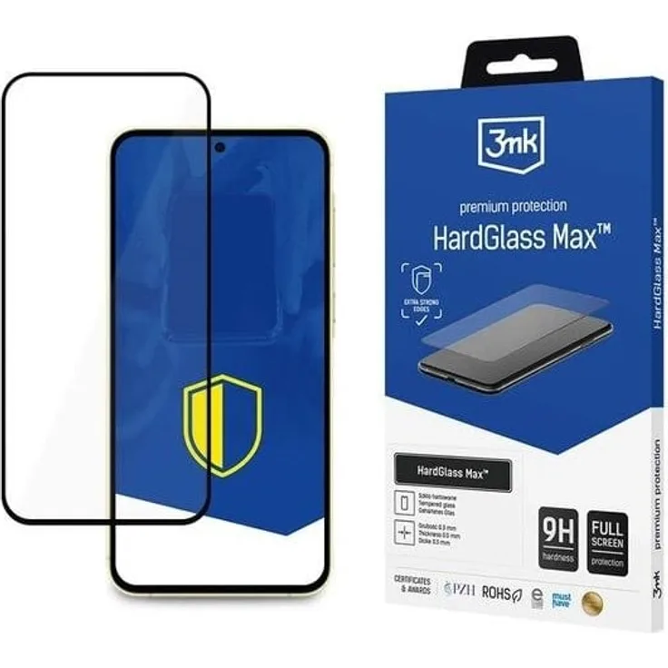 3mk 9H HardGlass Max™ Displayschutzfolie für Xiaomi 13, kratzfester Schutz, 1 Stück