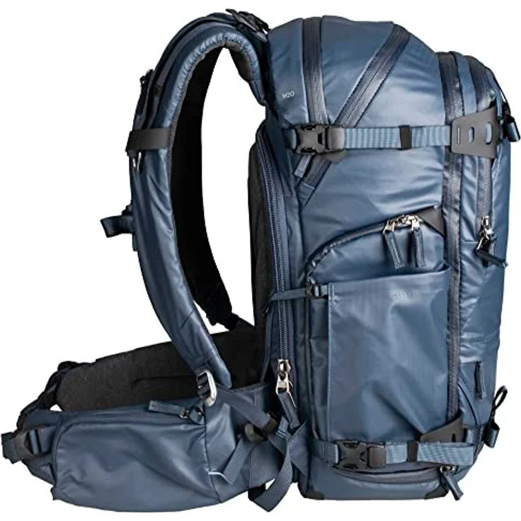 Summit Creative Tenzing Zip Top Backpack 35l, Wasserabweisender Kamera-Rucksack mit seitlichem Zugriff und Laptopfach bis 16", Blau – Bild 4