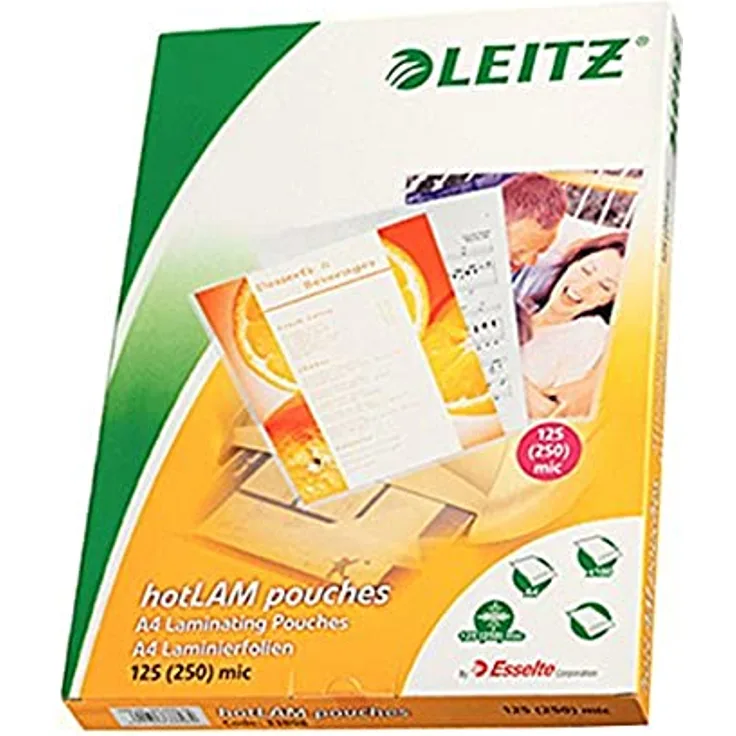 Esselte 33808 100, 1 Stück(e) Laminiergerät (transparent, glänzend, A4, 0,125 mm, 222 mm, 309 mm)