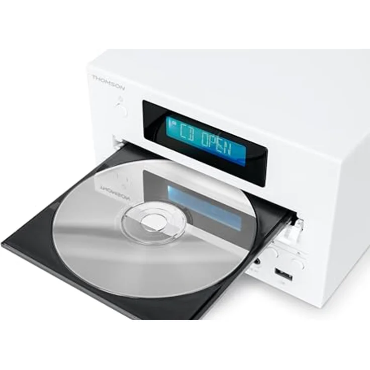 Thomson MIC121BT White, Bluetooth Kompaktanlage mit CD-Player, USB-Anschluss und FM-Radio, 50 W – Bild 7